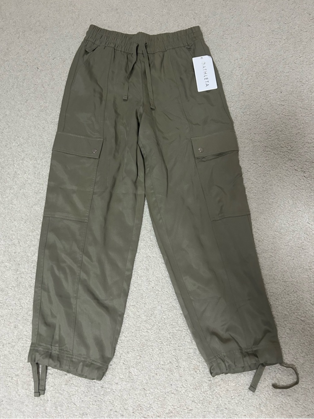 Athleta Olive Utility Jogger Pants